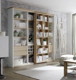 Solution Bücherregal mit Schieberegal