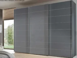 Sonate Como Kleiderschrank mit Glastüren B336 cm