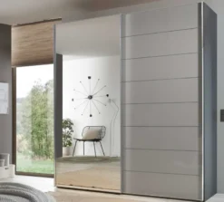 Sonate Como Kleiderschrank mit Spiegel B188 cm