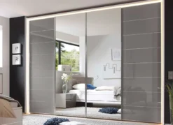 Sonate Como Schwebetürenschrank mit Spiegel B373 cm