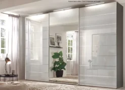 Sonate Como Schwebetürenschrank mit Spiegel B373 cm