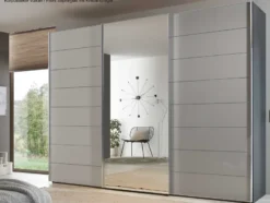Sonate Como Schwebetürenschrank mit Spiegel B373 cm