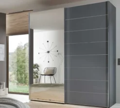 Sonate Como Schwebetürenschrank mit Spiegel B200 cm