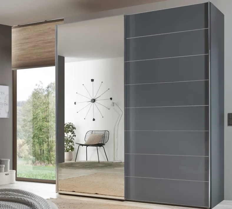 Sonate Como Schwebetürenschrank mit Spiegel B200 cm