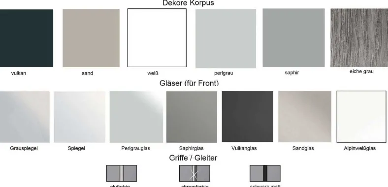 Sonate Kommode mit Schubladen 80 cm breit