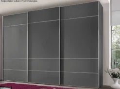 Sonate Lucca Glas Kleiderschrank B373 cm