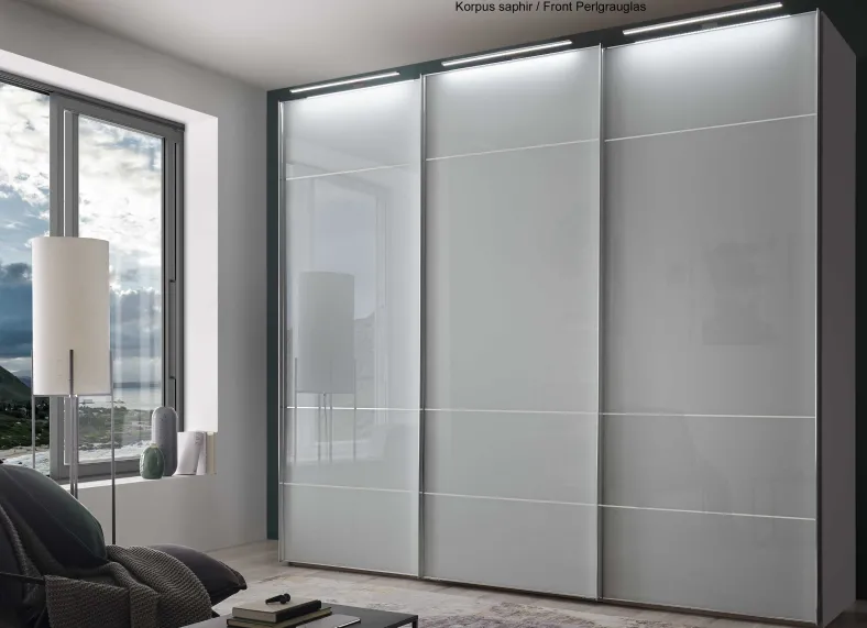 Sonate Lucca Kleiderschrank Glasfront B280 cm