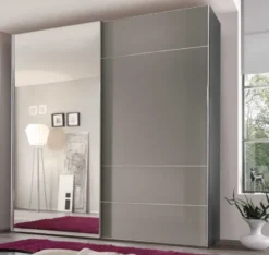 Sonate Lucca Kleiderschrank mit Spiegel B167 cm