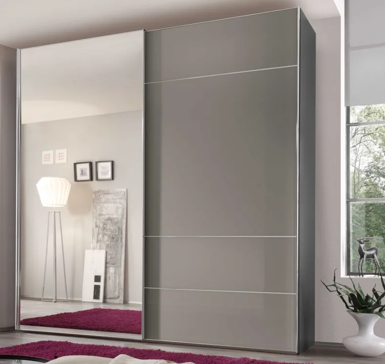 Sonate Lucca Kleiderschrank mit Spiegel B167 cm