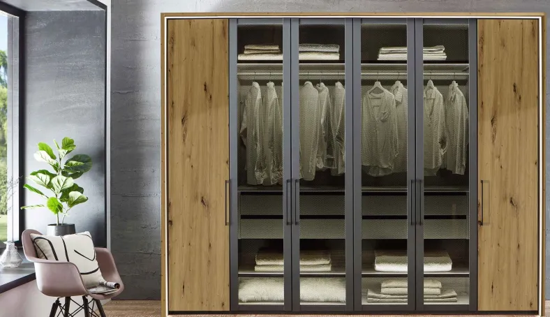 Split Kleiderschrank Parsolglas