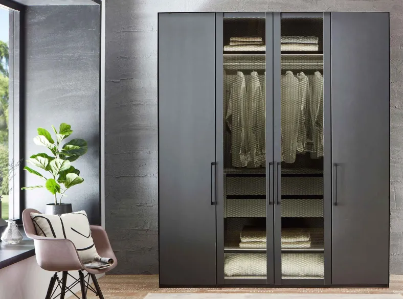 Split Kleiderschrank Parsolglas