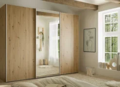 Staud Sinfonie Schwebetürenschrank mit Spiegel