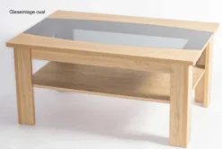 Stralsunder Couchtisch mit Glasplatte