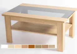 Stralsunder Couchtisch mit Glasplatte