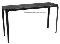 Sumatra Konsolentisch Metall / Keramik