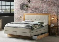 Texas Boxspringbett mit Holz