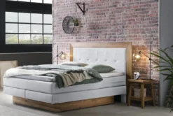 Texas Boxspringbett mit Holz