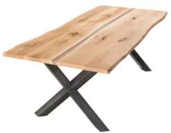 TPT Holztisch mit Metallgestell