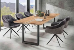 TPT Holztisch mit Metallgestell