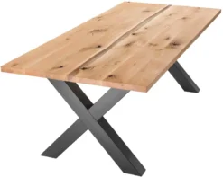 TPT Holztisch mit Metallgestell