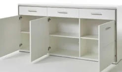 Trento Sidebord weiß Hochglanz
