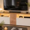 TV Lowboard weiß eiche