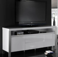 TV Möbel weiß Hochglanz