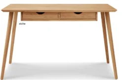 Verona Schreibtisch Holz mit Schubladen