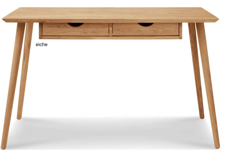 Verona Schreibtisch Holz mit Schubladen