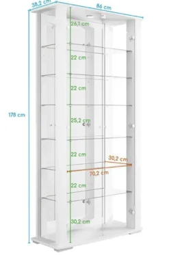 Verschließbare Vitrine