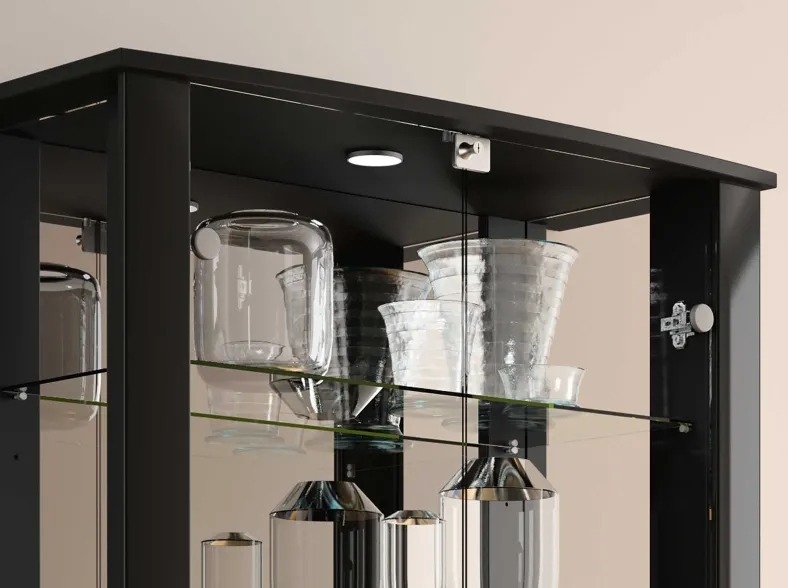 Verschließbare Vitrine