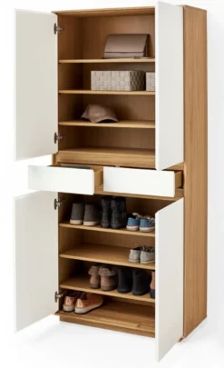 V100 Garderobe mit Sitzbank