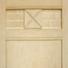 Vienna Landhaus Vitrinenschrank 4-türig mit Beleuchtung Pinie massiv