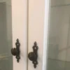 Vitrinenschrank vintage weiss