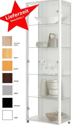 Vitrine schwarz und mehr Farben