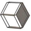 Wandregal schwarz Metall