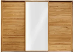 Woodside Kleiderschrank Massivholz Schwebetür